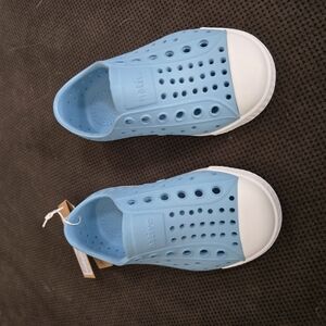 Native Kids Shoes - Blue and White